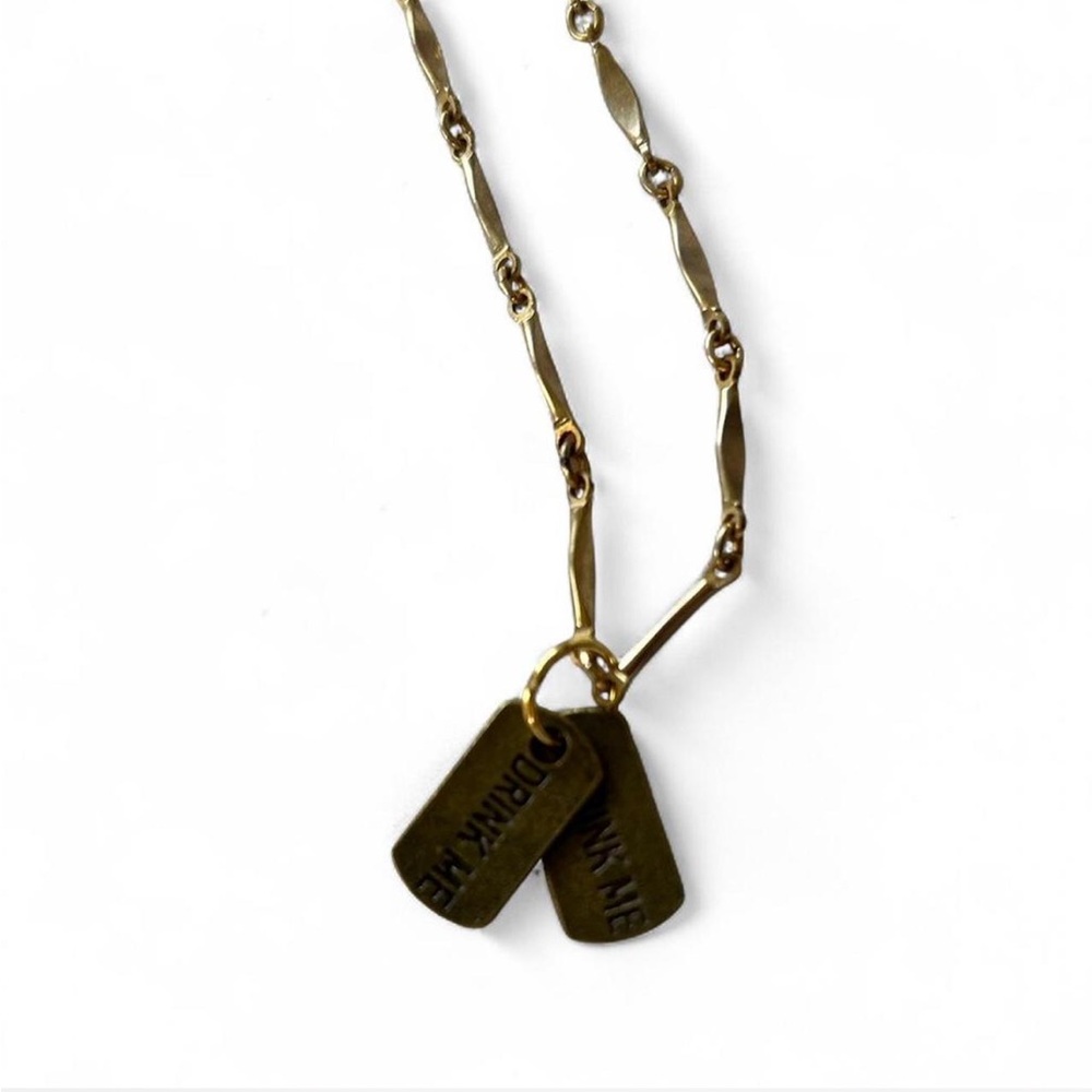 Drink Me Charm Necklace